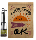 Everything Ok - Expression Inspirational Vertical Impressions Decorative Flags HG137188 Made In USA