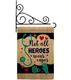 Our Heroes - Expression Inspirational Vertical Impressions Decorative Flags HG137206 Made In USA