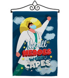 Not All Heroes - Expression Inspirational Vertical Impressions Decorative Flags HG137233 Made In USA