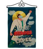 Not All Heroes - Expression Inspirational Vertical Impressions Decorative Flags HG137233 Made In USA