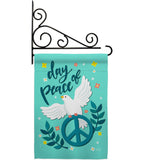 Day of Peace - Expression Inspirational Vertical Impressions Decorative Flags HG137349 Made In USA