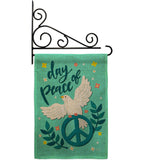 Day of Peace - Expression Inspirational Vertical Impressions Decorative Flags HG137349 Made In USA