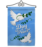 Day of Peace - Expression Inspirational Vertical Impressions Decorative Flags HG137400 Made In USA