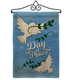 Day of Peace - Expression Inspirational Vertical Impressions Decorative Flags HG137400 Made In USA