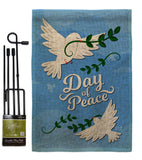 Day of Peace - Expression Inspirational Vertical Impressions Decorative Flags HG137400 Made In USA