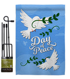 Day of Peace - Expression Inspirational Vertical Impressions Decorative Flags HG137400 Made In USA