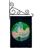 Peace - Expression Inspirational Vertical Impressions Decorative Flags HG137441 Made In USA