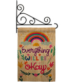 Everything Be Okay - Expression Inspirational Vertical Impressions Decorative Flags HG192199 Made In USA
