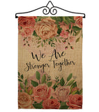 We Are Stronger Together - Expression Inspirational Vertical Impressions Decorative Flags HG192203 Made In USA