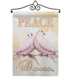 Doves - Expression Inspirational Vertical Impressions Decorative Flags HG192340 Made In USA