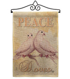 Doves - Expression Inspirational Vertical Impressions Decorative Flags HG192340 Made In USA