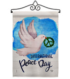 Peace Together - Expression Inspirational Vertical Impressions Decorative Flags HG192422 Made In USA