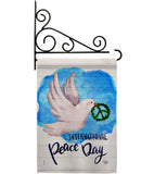 Peace Together - Expression Inspirational Vertical Impressions Decorative Flags HG192422 Made In USA
