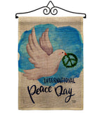 Peace Together - Expression Inspirational Vertical Impressions Decorative Flags HG192422 Made In USA