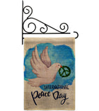 Peace Together - Expression Inspirational Vertical Impressions Decorative Flags HG192422 Made In USA