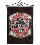 Summer Paradise - Expression Inspirational Vertical Impressions Decorative Flags HG192643 Made In USA