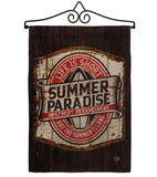 Summer Paradise - Expression Inspirational Vertical Impressions Decorative Flags HG192643 Made In USA