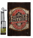 Summer Paradise - Expression Inspirational Vertical Impressions Decorative Flags HG192643 Made In USA
