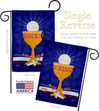 Jesus Our Saviour - Faith Religious Inspirational Vertical Impressions Decorative Flags HG130345 Made In USA