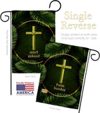 Palm Sunday - Faith Religious Inspirational Vertical Impressions Decorative Flags HG190068 Made In USA