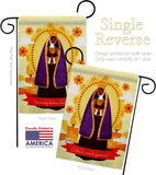 Our Lady of Aparecida - Faith Religious Inspirational Vertical Impressions Decorative Flags HG190073 Made In USA