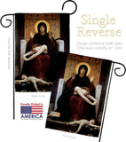 The Virgin of Consolation - Faith Religious Inspirational Vertical Impressions Decorative Flags HG190083 Made In USA