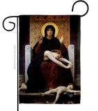 The Virgin of Consolation - Faith Religious Inspirational Vertical Impressions Decorative Flags HG190083 Made In USA