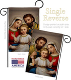 Holy Family - Faith Religious Inspirational Vertical Impressions Decorative Flags HG190085 Made In USA