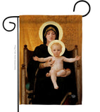 Virgin and Child - Faith Religious Inspirational Vertical Impressions Decorative Flags HG190086 Made In USA