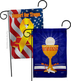 Jesus Our Saviour - Faith Religious Inspirational Vertical Impressions Decorative Flags HG130345 Made In USA