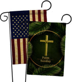 Palm Sunday - Faith Religious Inspirational Vertical Impressions Decorative Flags HG190068 Made In USA