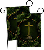 Palm Sunday - Faith Religious Inspirational Vertical Impressions Decorative Flags HG190068 Made In USA