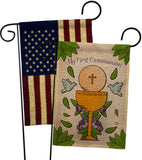 My Holy Communion - Faith Religious Inspirational Vertical Impressions Decorative Flags HG190071 Made In USA