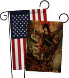 Archangel - Faith Religious Inspirational Vertical Impressions Decorative Flags HG190078 Made In USA