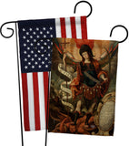 Archangel - Faith Religious Inspirational Vertical Impressions Decorative Flags HG190078 Made In USA