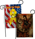 Archangel - Faith Religious Inspirational Vertical Impressions Decorative Flags HG190078 Made In USA