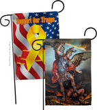 St. Michael Vanquishing Satan - Faith Religious Inspirational Vertical Impressions Decorative Flags HG190080 Made In USA
