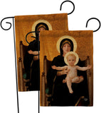 Virgin and Child - Faith Religious Inspirational Vertical Impressions Decorative Flags HG190086 Made In USA