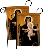 Virgin and Child - Faith Religious Inspirational Vertical Impressions Decorative Flags HG190086 Made In USA