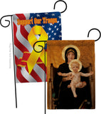 Virgin and Child - Faith Religious Inspirational Vertical Impressions Decorative Flags HG190086 Made In USA