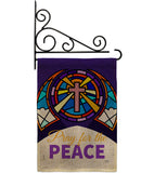 Pray For Peace - Faith Religious Inspirational Vertical Impressions Decorative Flags HG120057 Made In USA