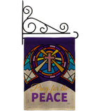 Pray For Peace - Faith Religious Inspirational Vertical Impressions Decorative Flags HG120057 Made In USA