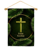 Palm Sunday - Faith Religious Inspirational Vertical Impressions Decorative Flags HG190068 Made In USA