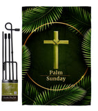 Palm Sunday - Faith Religious Inspirational Vertical Impressions Decorative Flags HG190068 Made In USA