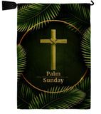 Palm Sunday - Faith Religious Inspirational Vertical Impressions Decorative Flags HG190068 Made In USA