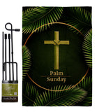 Palm Sunday - Faith Religious Inspirational Vertical Impressions Decorative Flags HG190068 Made In USA