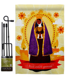 Our Lady of Aparecida - Faith Religious Inspirational Vertical Impressions Decorative Flags HG190073 Made In USA