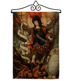 Archangel - Faith Religious Inspirational Vertical Impressions Decorative Flags HG190078 Made In USA