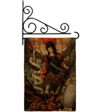 Archangel - Faith Religious Inspirational Vertical Impressions Decorative Flags HG190078 Made In USA