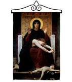 The Virgin of Consolation - Faith Religious Inspirational Vertical Impressions Decorative Flags HG190083 Made In USA